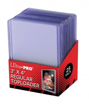 Toploader Clear Card Case Regular 3" x 4" Ultra Pro