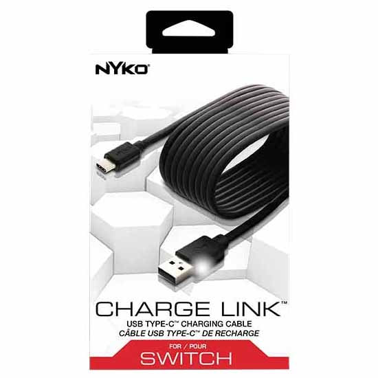 Nintendo Switch Charge Link USB-C Cable Nyko