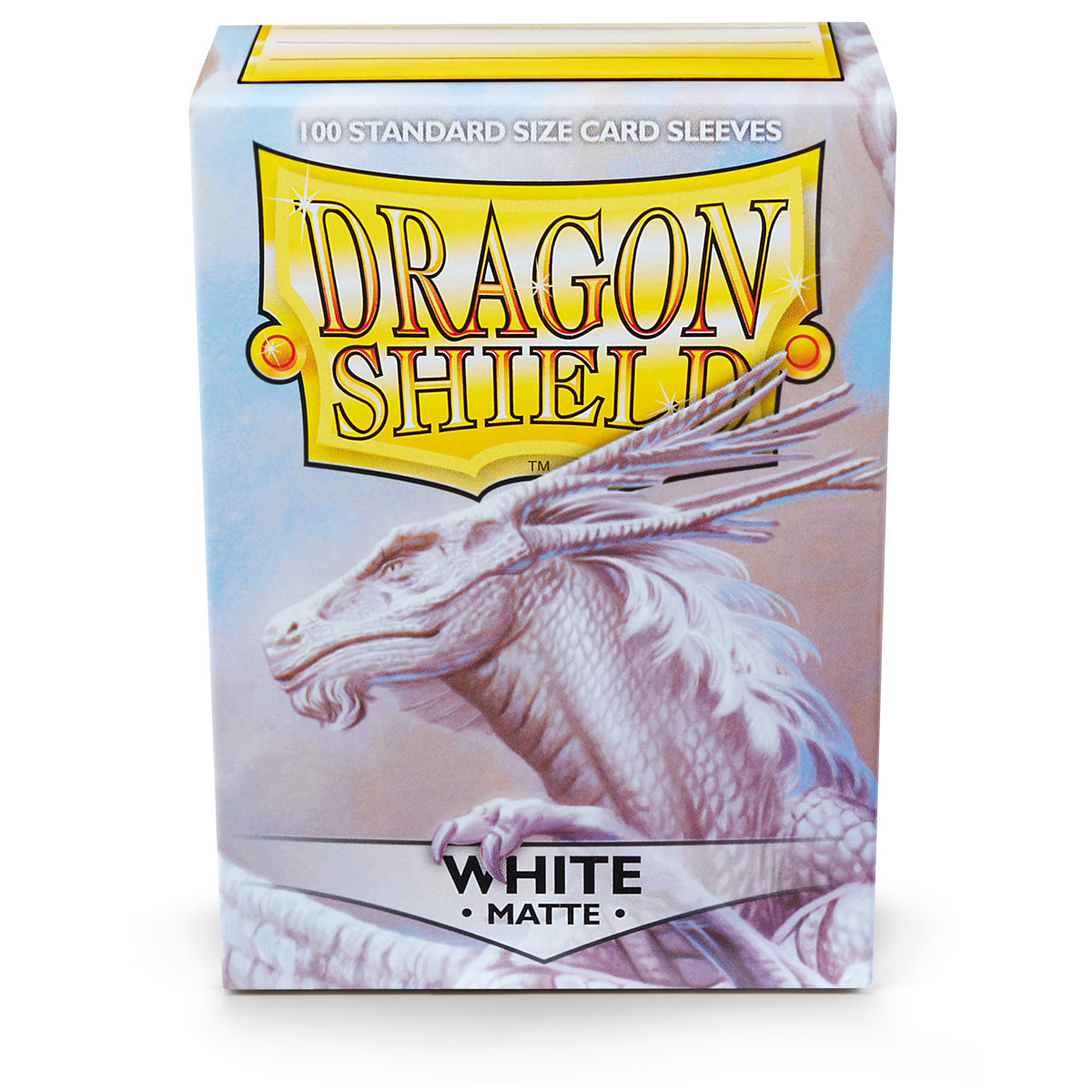 Dragon Shield: Matte White (100) Protective Sleeves