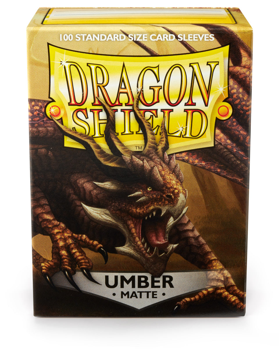 Dragon Shield: Matte Umber (100) Protective Sleeve