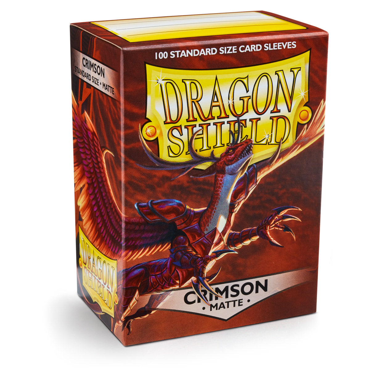 Dragon Shield: Matte Crimson (100) Protective Sleeves