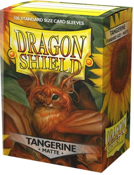 Dragon Shield: Matte Tangerine (100) Protective Sleeves
