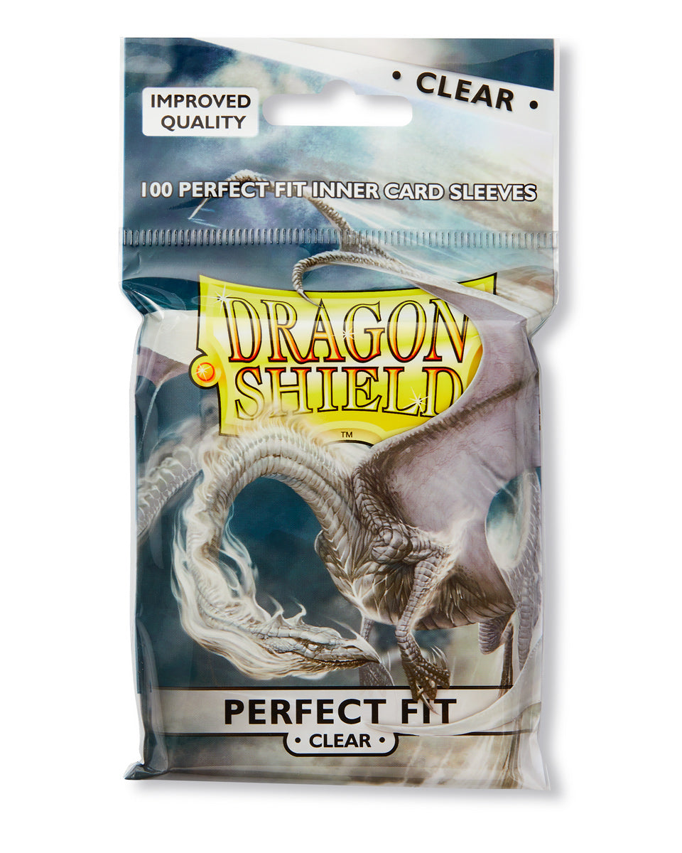 Dragon Shield: Clear Toploader (100) Perfect Fit Sleeves