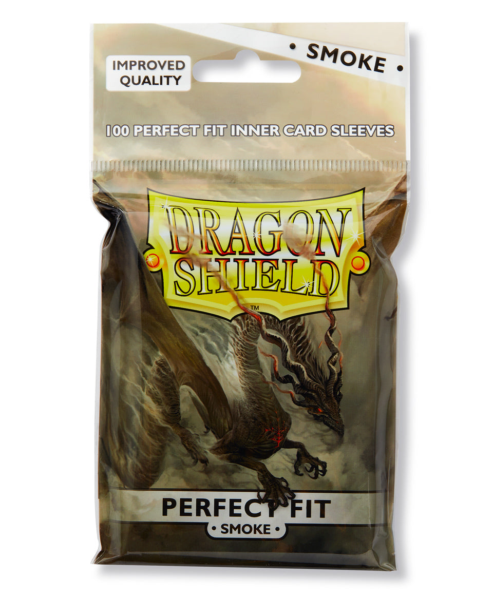 Dragon Shield: Smoke Toploader (100) Perfect Fit Sleeves