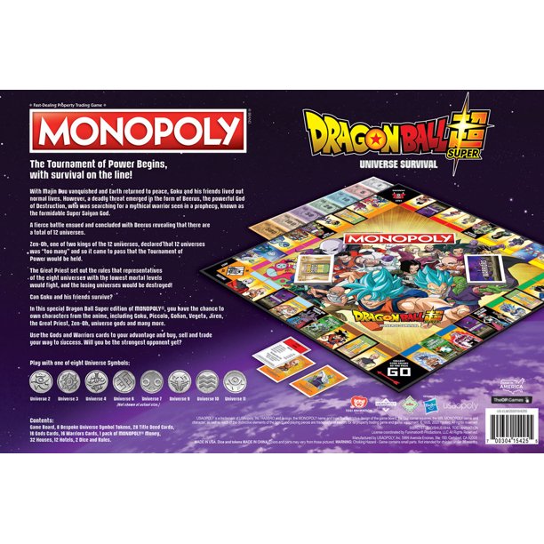 Monopoly: Dragon Ball Super - Board Game