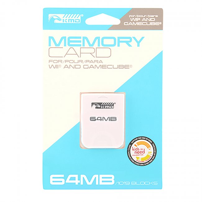 GameCube KMD: 64 MB / 1019 Blocks Memory Card