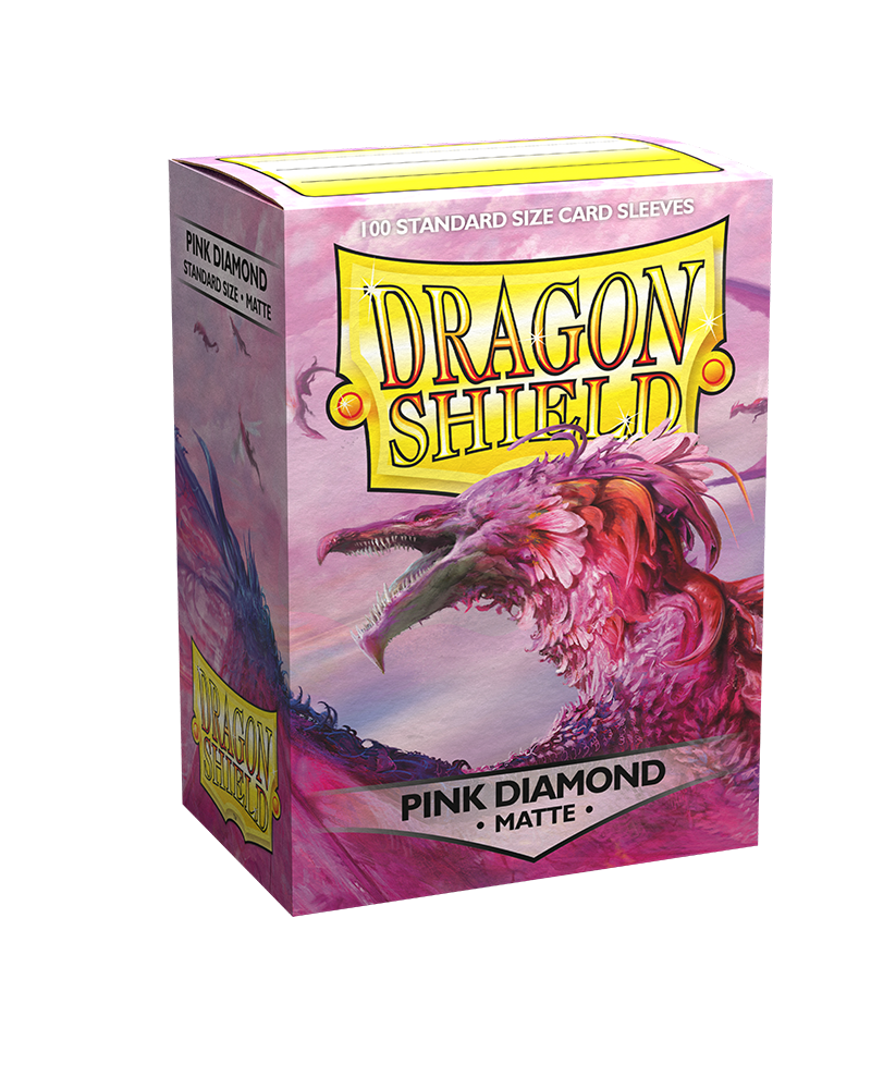 Dragon Shield: Matte Pink Diamond (100) Protective Sleeve