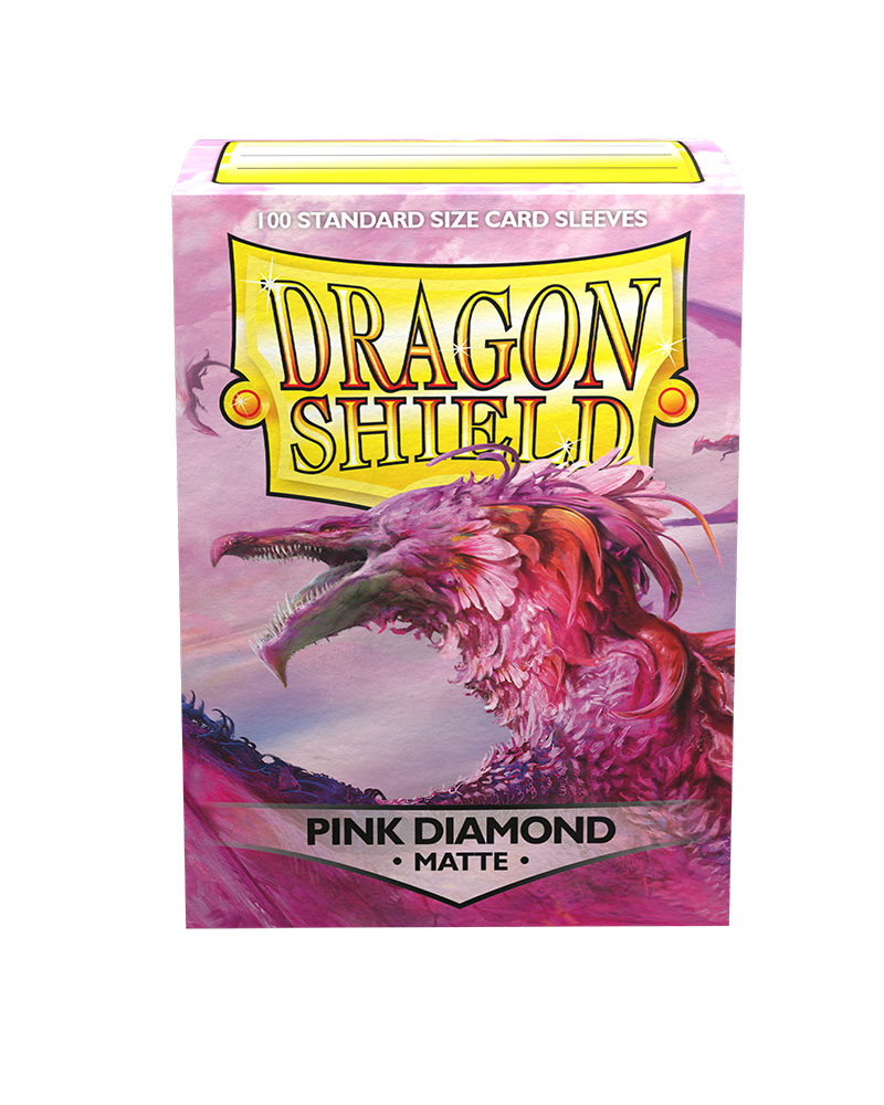 Dragon Shield: Matte Pink Diamond (100) Protective Sleeve