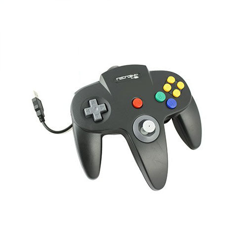 Retrolink Nintendo 64 Classic USB Enabled Wired Controller for PC and MAC,  Black (33dade51ea29e6ab013b0c4a0c136ca5) - PCPartPicker