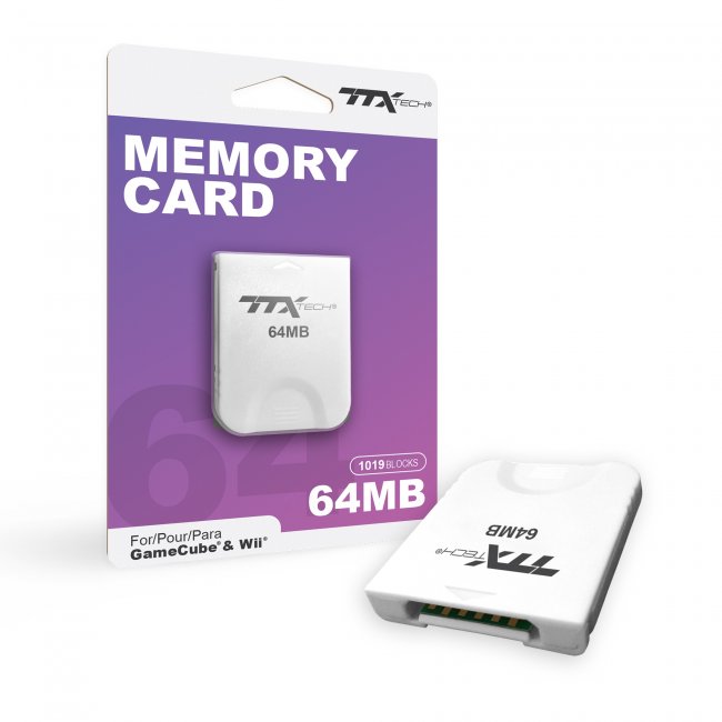 Gamecube 64MB Memory Card TTX Wii