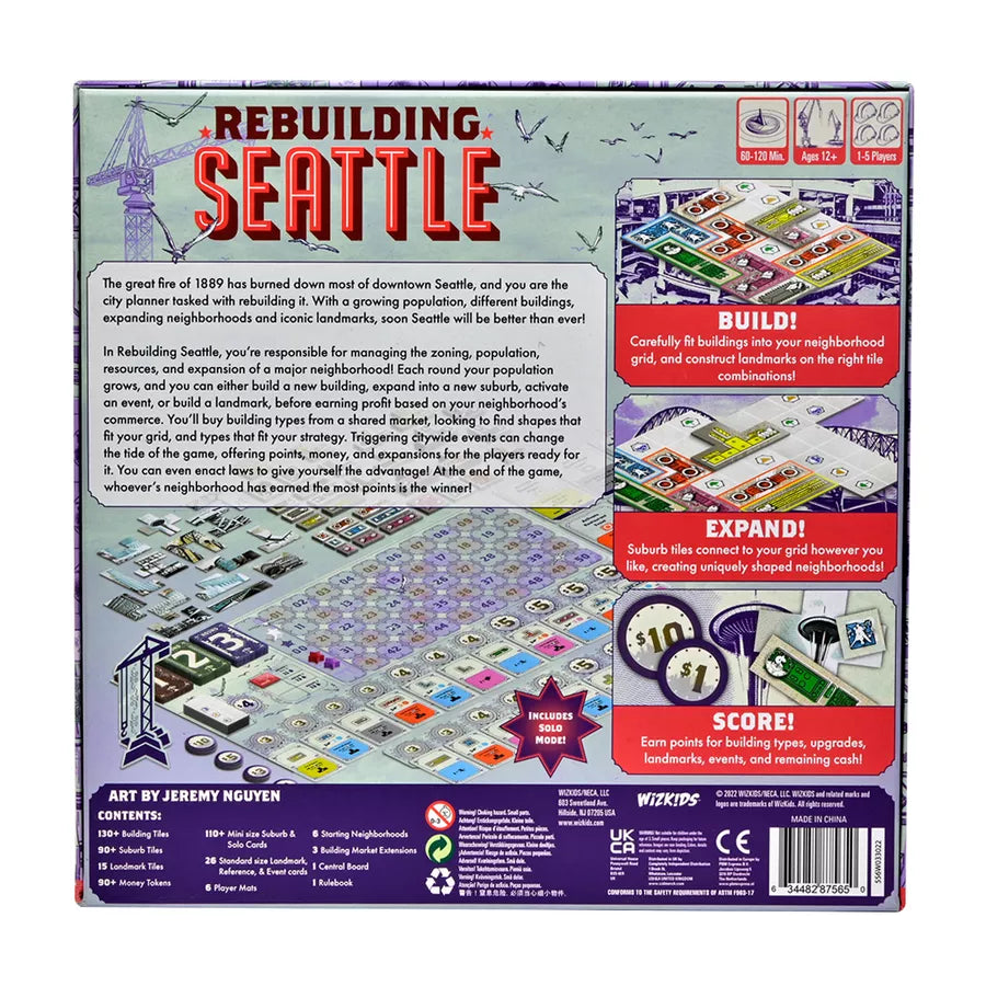 Rebuilding Seattle - Board Game