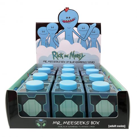 Rick and Morty Mr. Meeseeks Box Blue Raspberry Sours