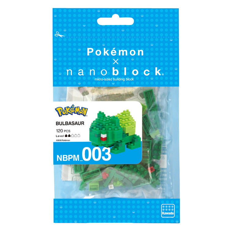 Nanoblock: Pokémon - Bulbasaur - VGMX