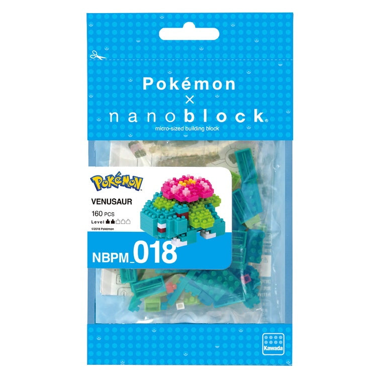 Nanoblock: Pokémon - Venusaur - VGMX