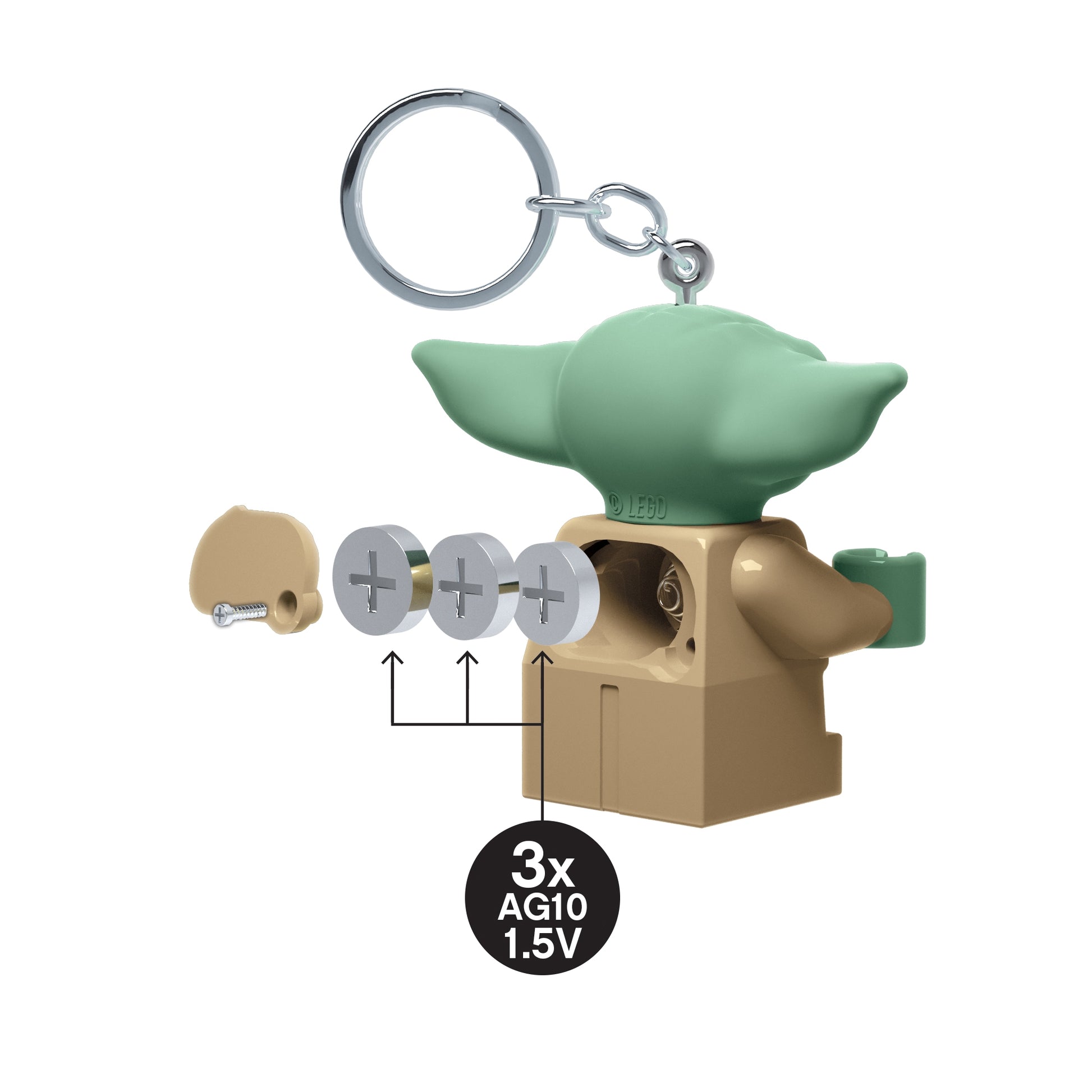 The Mandalorian The Child: Keychain LED Light LEGO Star Wars - VGMX