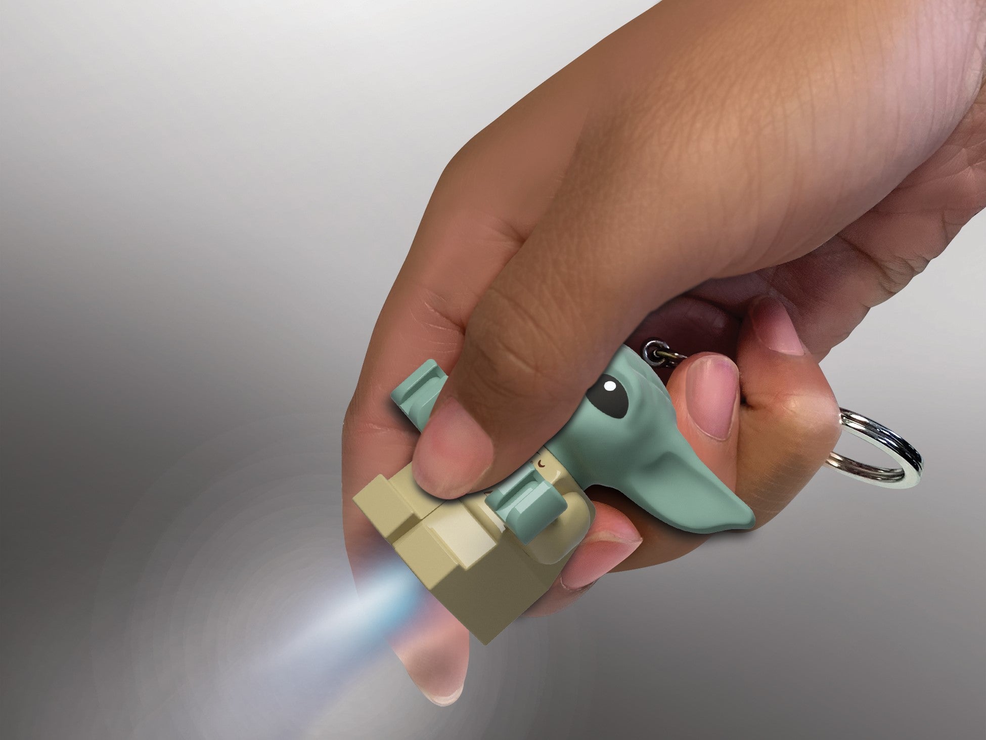 The Mandalorian The Child: Keychain LED Light LEGO Star Wars - VGMX