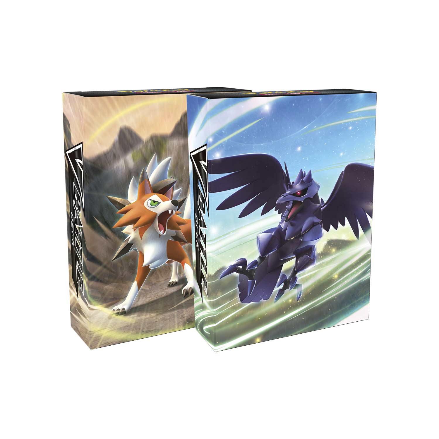 Pokémon TCG V Battle Deck Corviknight V Lycanroc V - VGMX