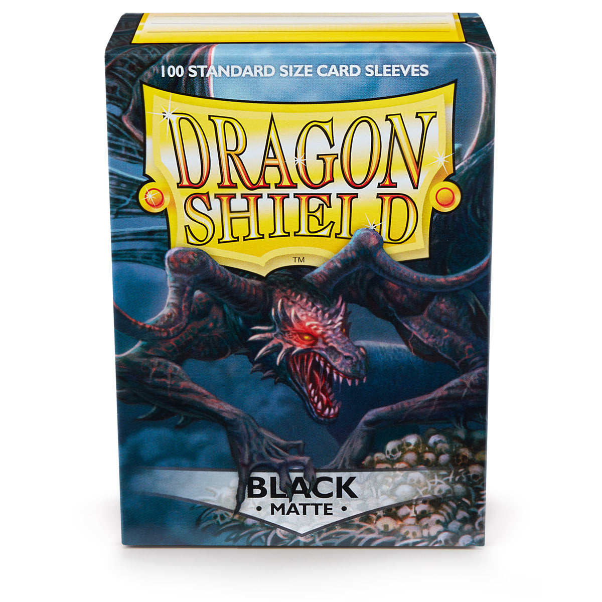 Dragon Shield Sleeves: Standard Matte - Black 100 CT - VGMX