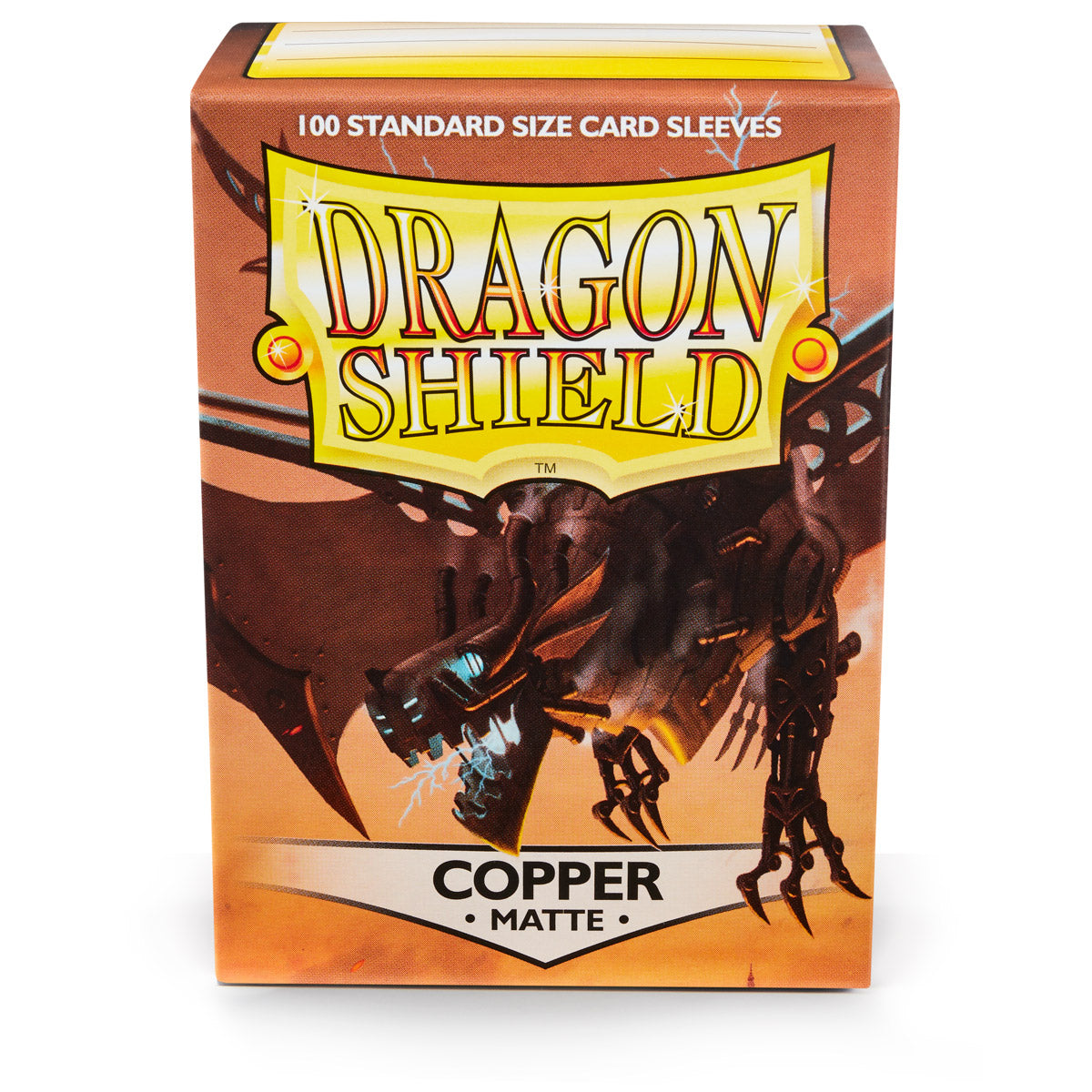Dragon Shield Sleeves: Standard Matte - Copper 100 CT - VGMX