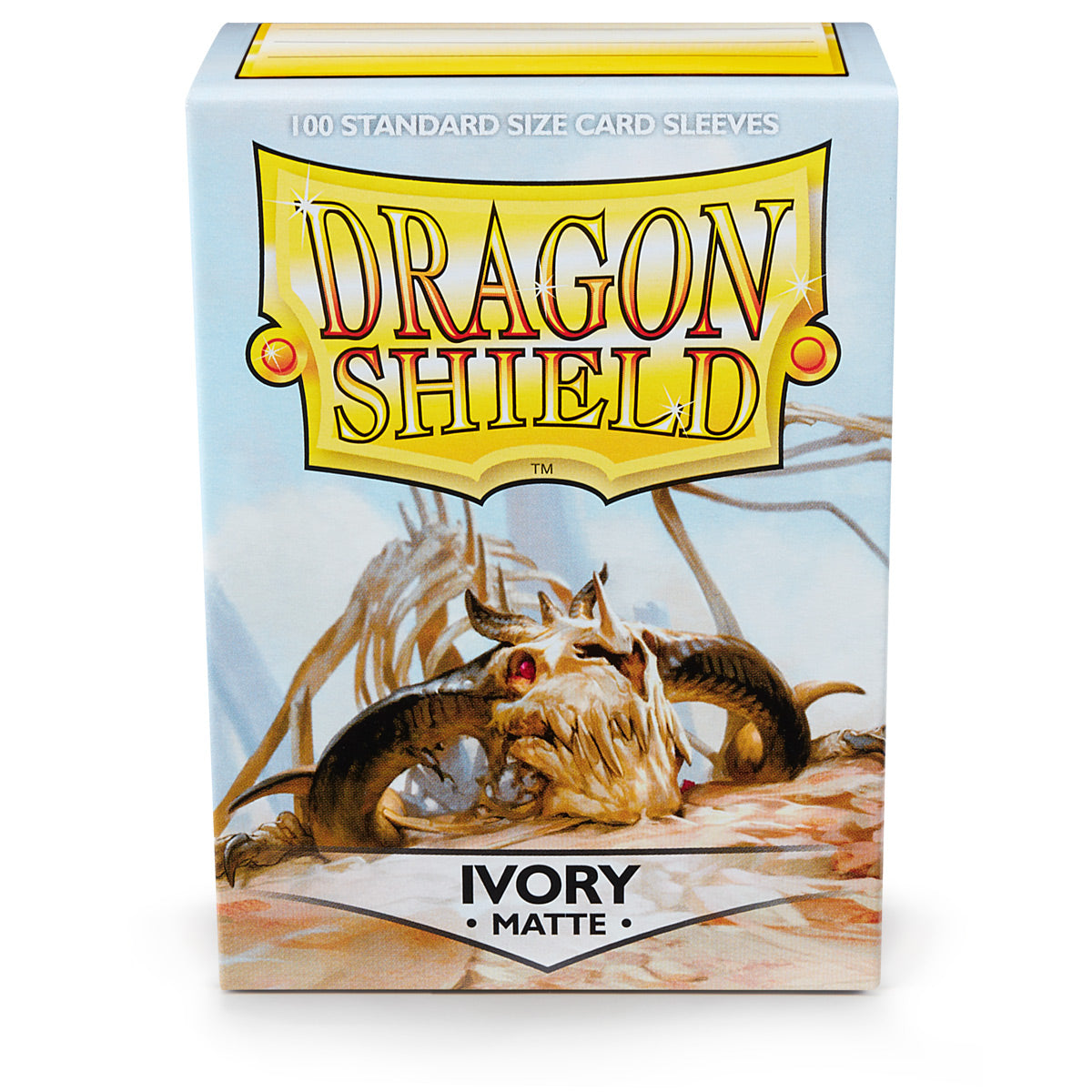Dragon Shield Sleeves: Standard Matte - Ivory 100 CT - VGMX