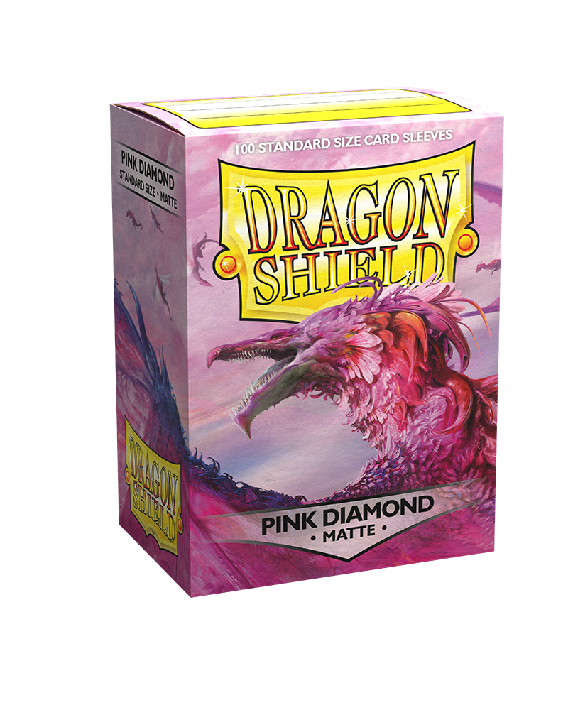 Dragon Shield Sleeves: Standard Matte - Pink Diamond 100 CT - VGMX
