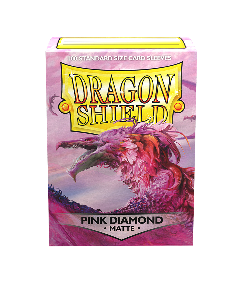 Dragon Shield Sleeves: Standard Matte - Pink Diamond 100 CT - VGMX
