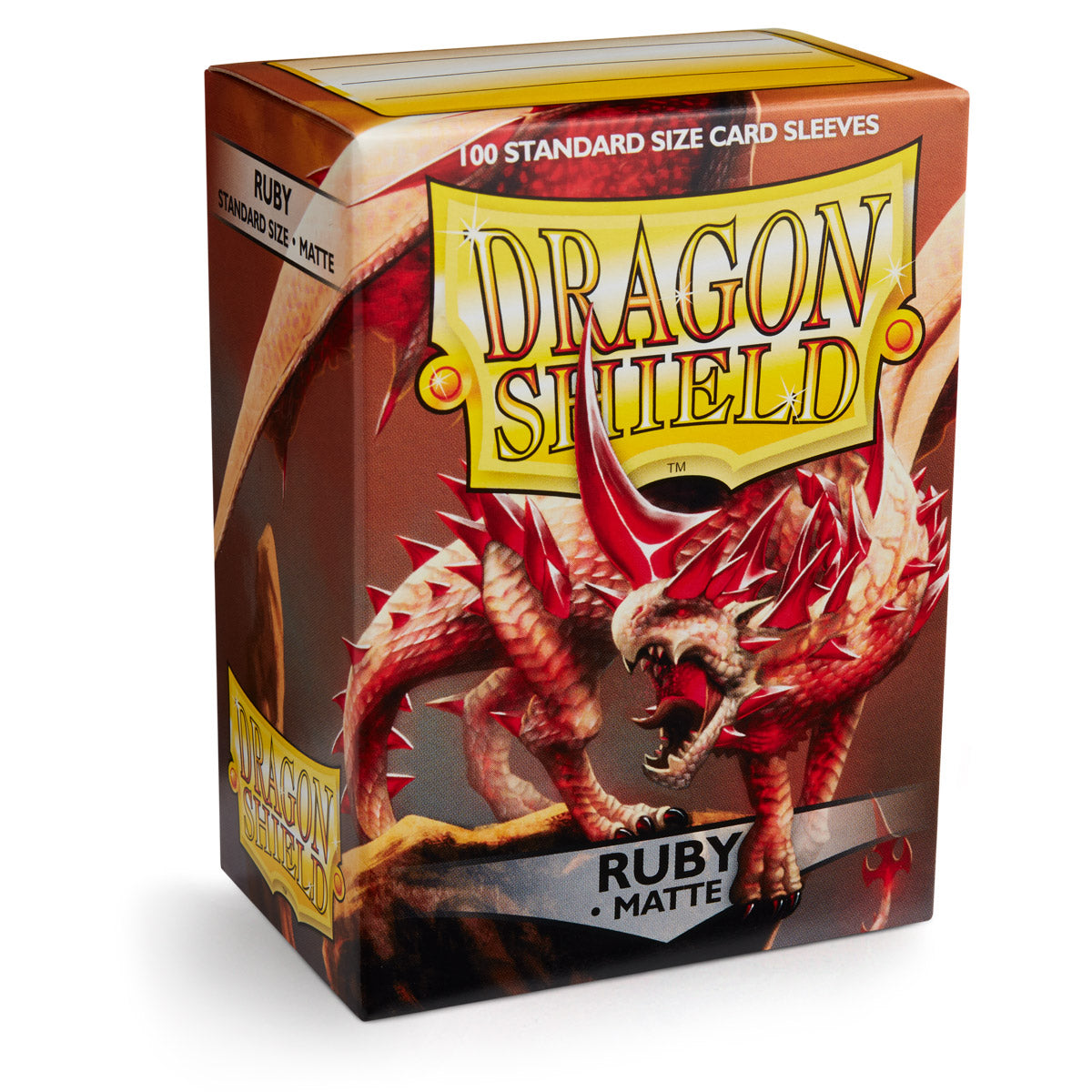 Dragon Shield Matte Ruby Standard Sleeves (100)