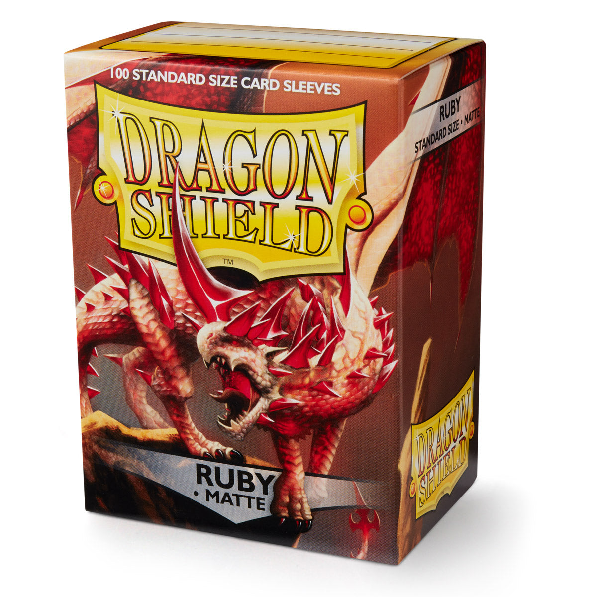 Dragon Shield Matte Ruby Standard Sleeves (100)