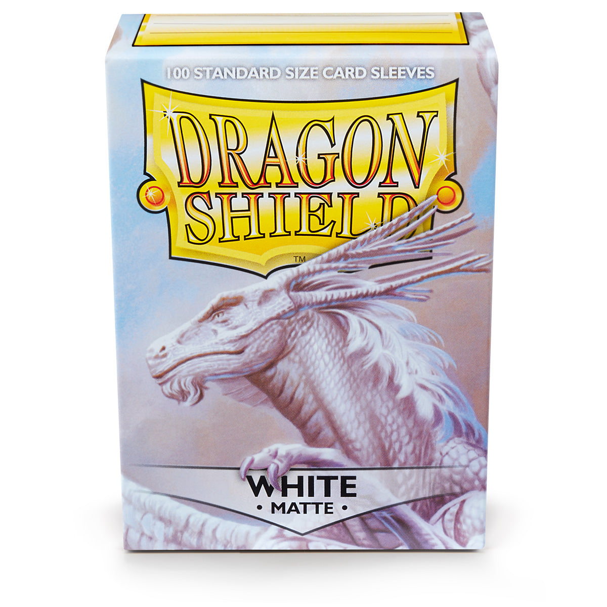 Dragon Shield Sleeves: Standard Matte - White 100 CT - VGMX
