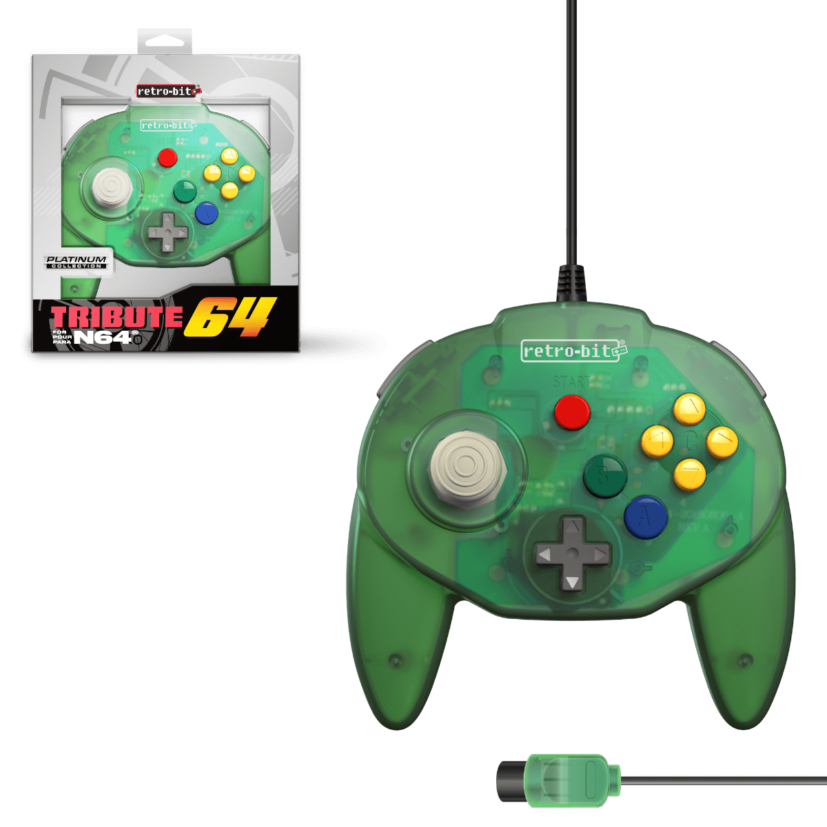 Tribute 64 Controller - N64® Retro- Bit - VGMX