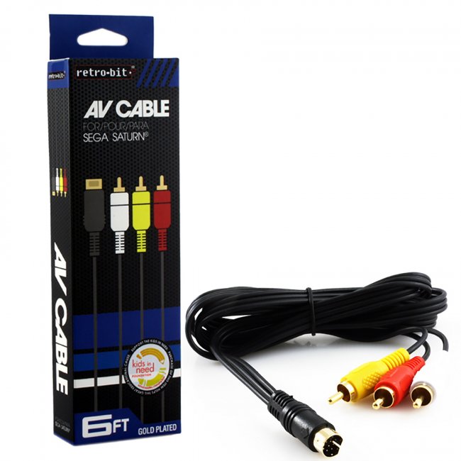 Saturn AV Cable Retro-Bit Retro 32