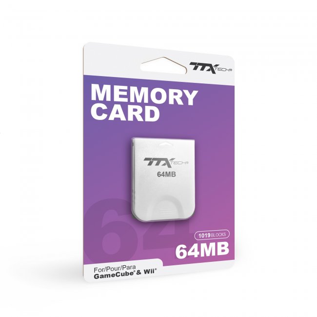 TTX Nintendo Game Cube and Wii 64MB Memory Card - VGMX