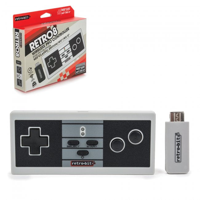 NES Wireless Pro Controller Classic Retro-Bit Retro8