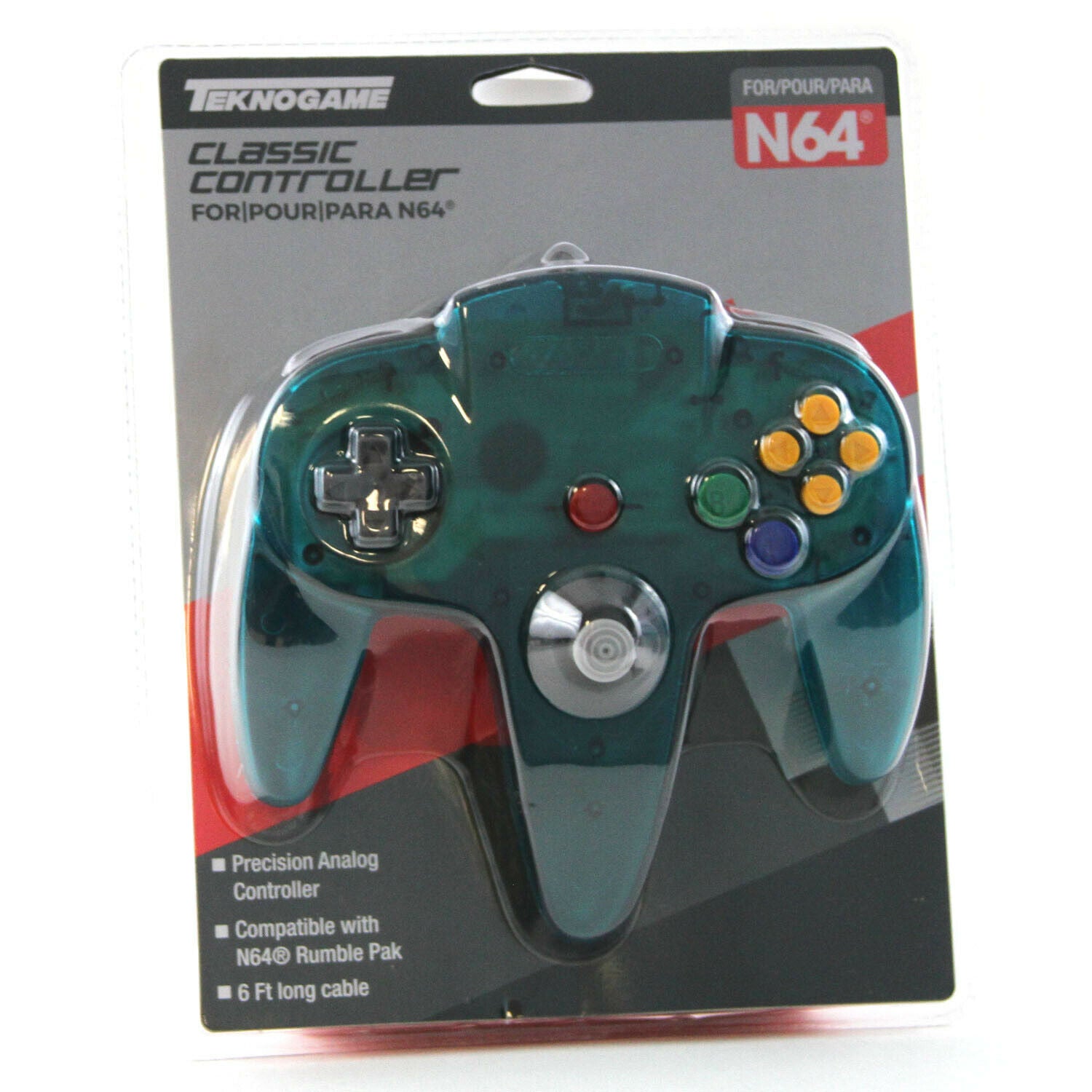 N64 Wired Controller - TeknoGame Classic - VGMX