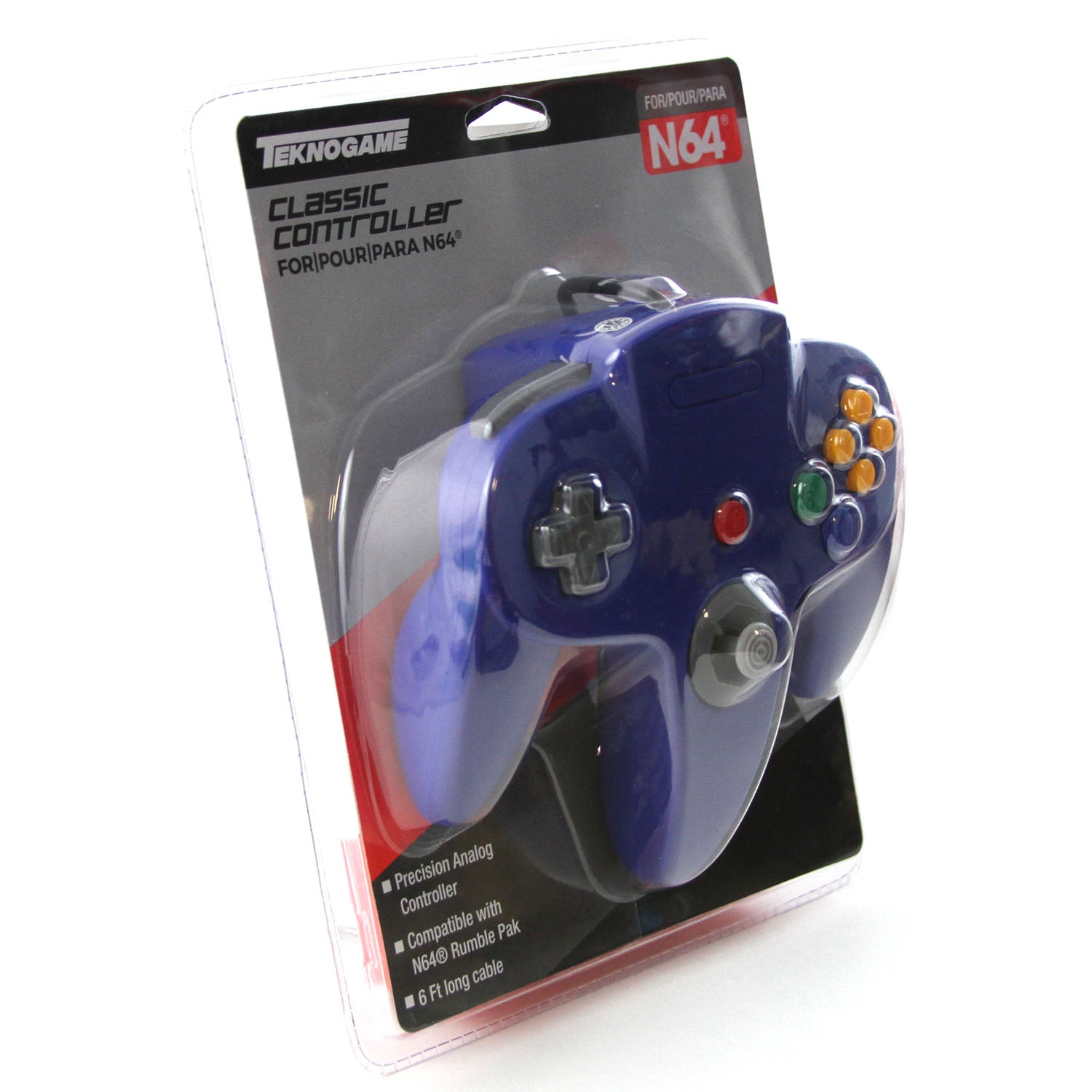 N64 Wired Controller - TeknoGame Classic - VGMX